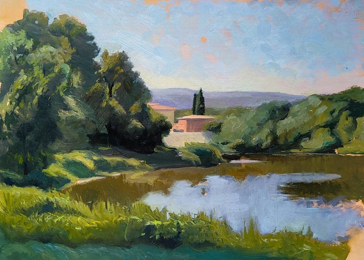 "Arno River in Tuscany"