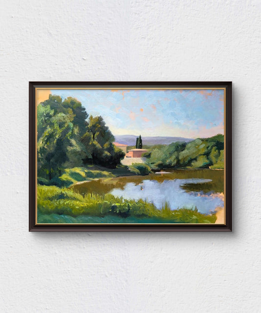 "Arno River in Tuscany"